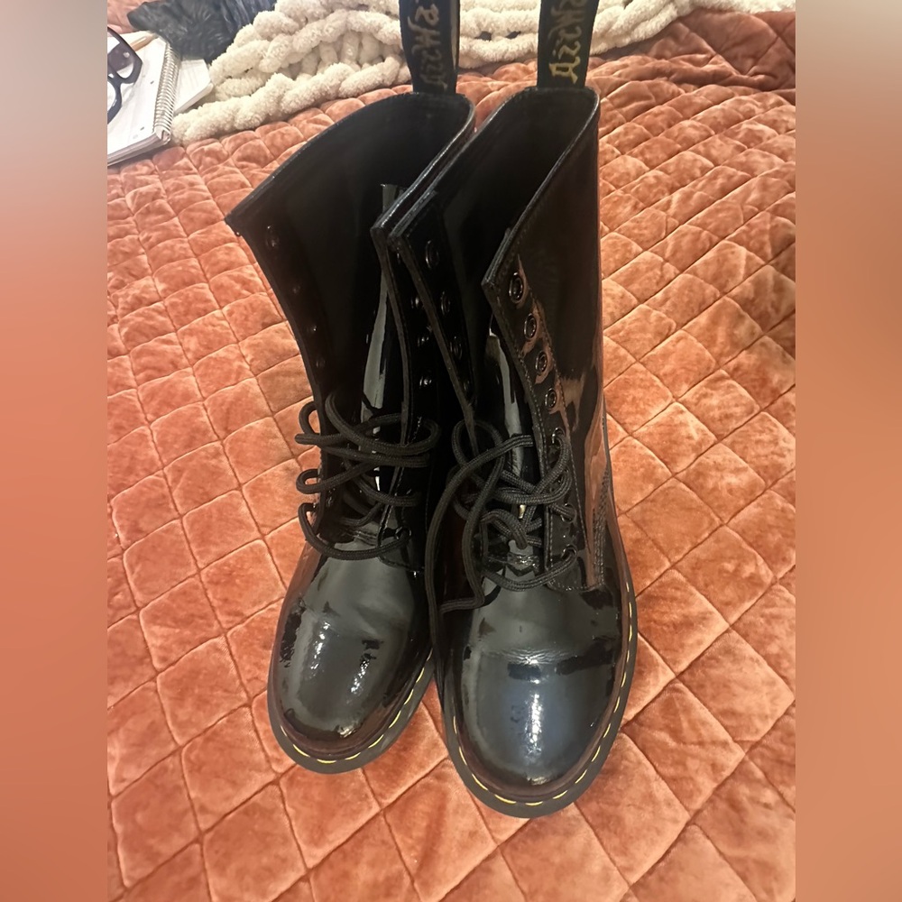 Dr. Martens Black Lace-Up Boots